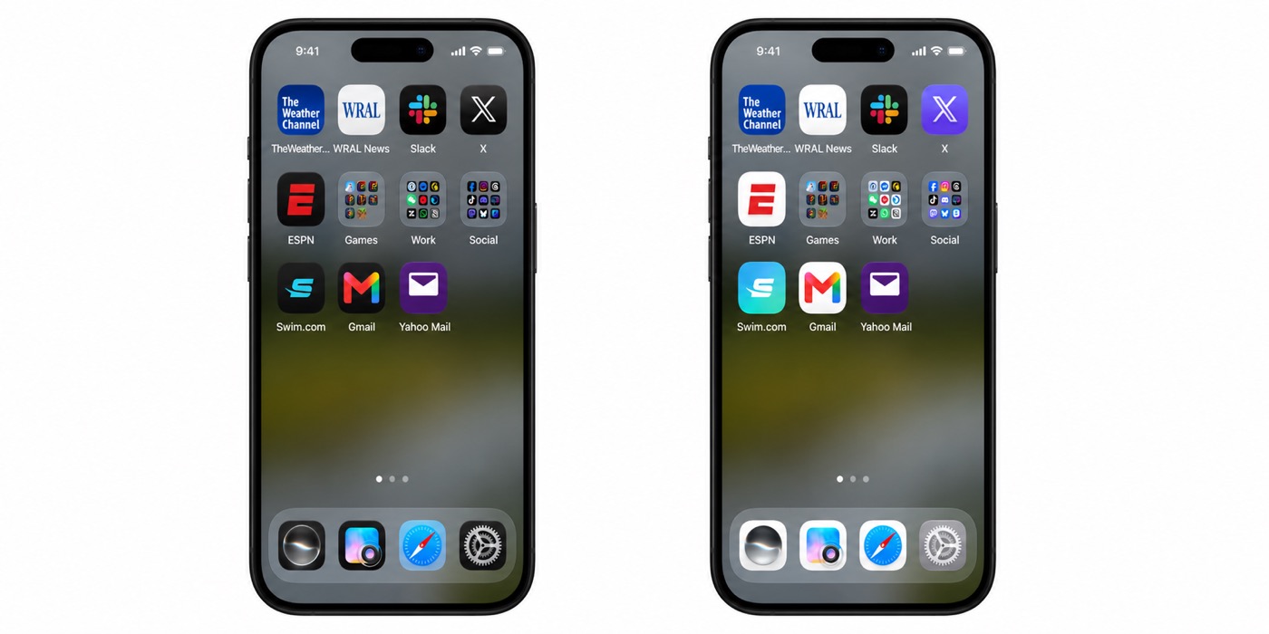 iOS 27 beta 5 – nové ikony aplikácií Liquid Glass