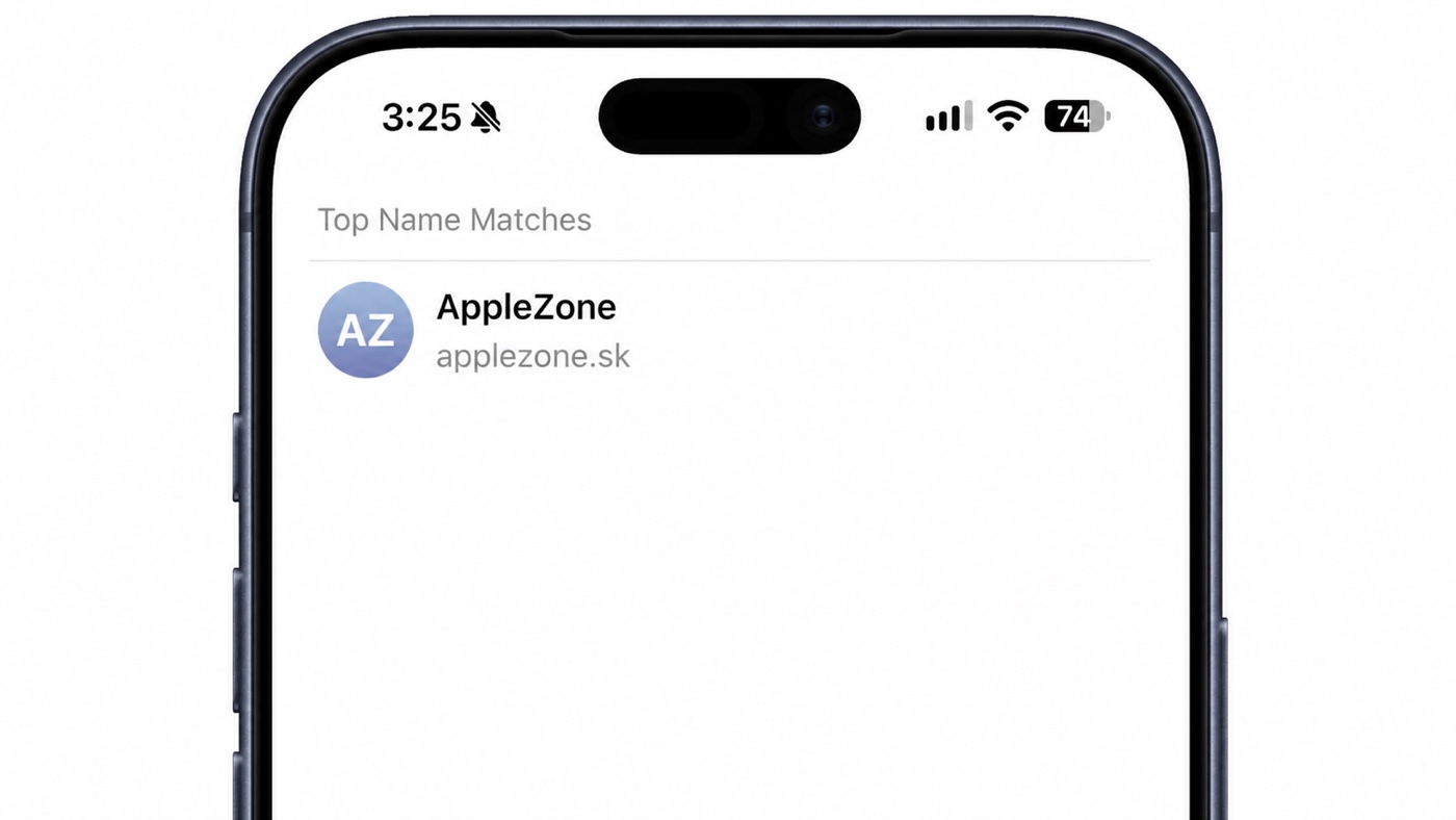 iOS 27 beta 5 – názov firmy v zozname kontaktov AppleZone