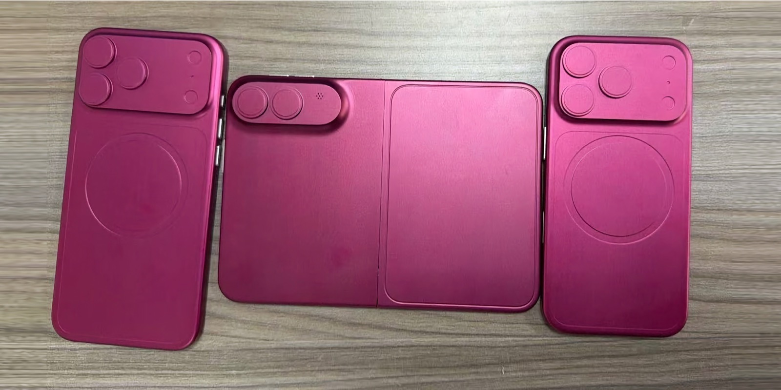 Makety iPhonu Ultra ukazujúce rozmery a fotoaparáty