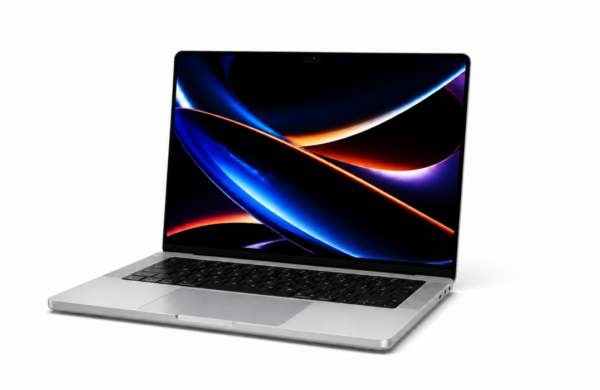 Ilustračný koncept MacBooku Ultra s OLED a dotykovým displejom