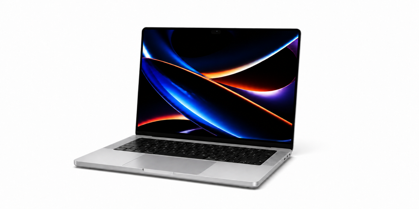 Ilustračný koncept MacBooku Ultra s OLED a dotykovým displejom