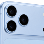 Detail kamerového modulu konceptu iPhonu 18 Pro na bielom pozadí