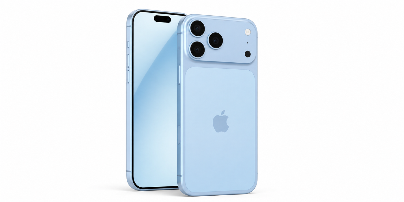 Svetlomodrý iPhone 18 Pro – koncept podľa leaku