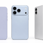 Koncepty iPhonu 18, iPhonu 18 Pro a skladacieho iPhonu Ultra na bielom pozadí