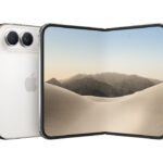 iPhone Duo vo farbe Star White na bielom pozadí