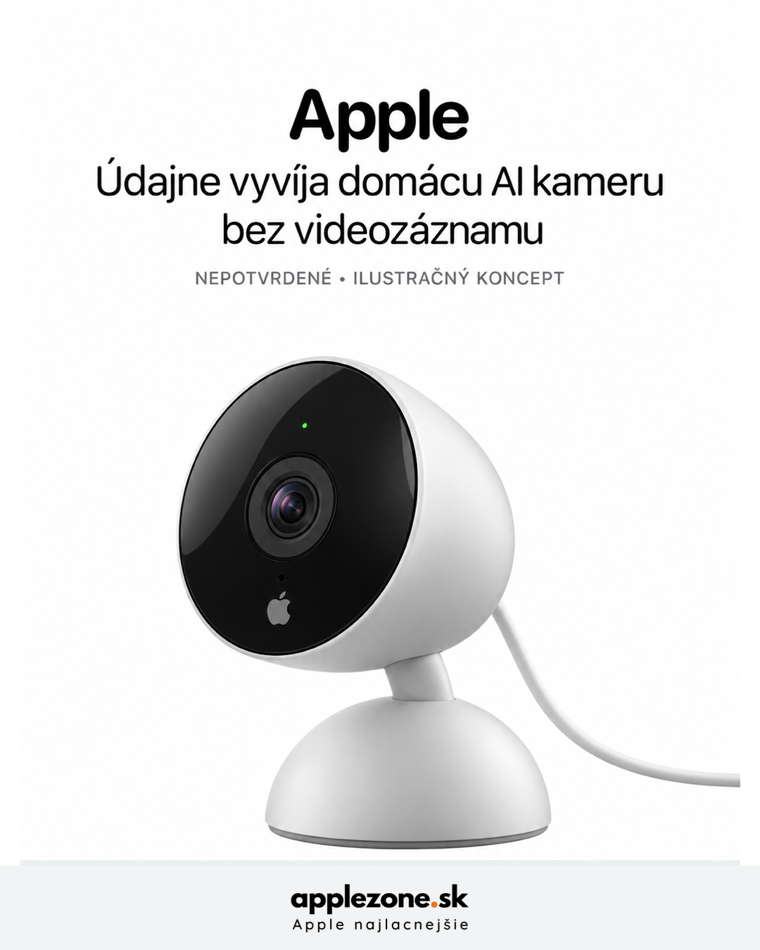 AI kamera Apple – grafický prehľad applezone.sk