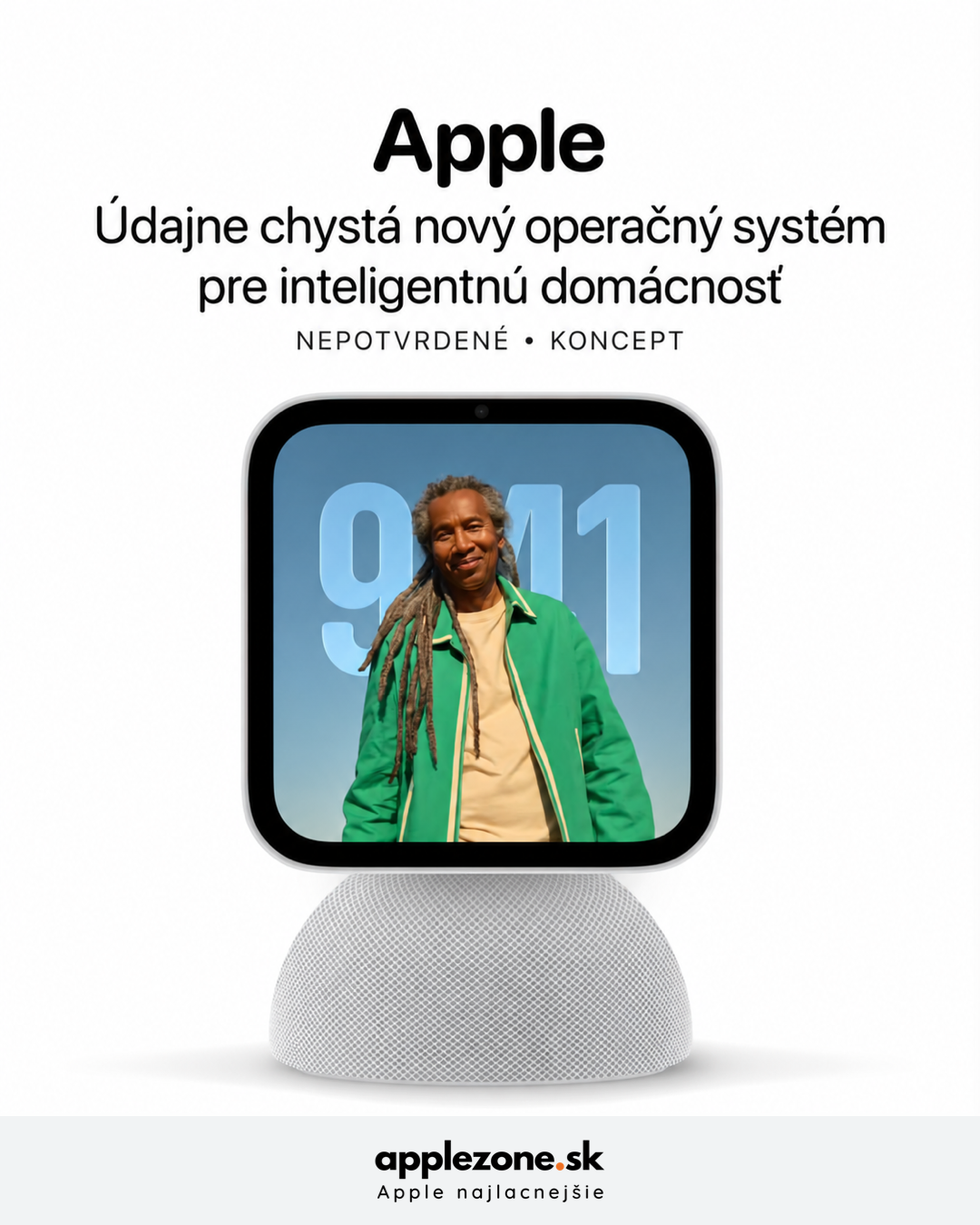 homeOS – grafický prehľad applezone.sk