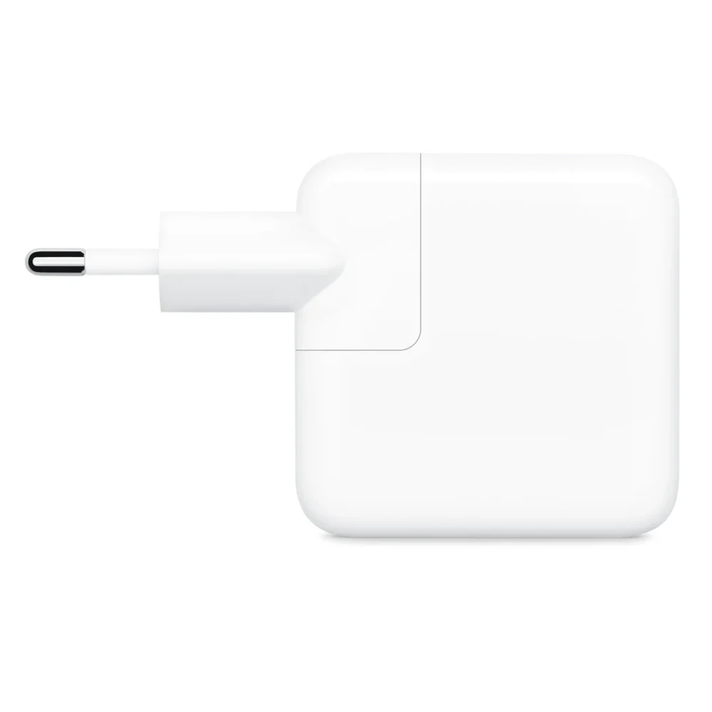 Apple 35W Dual USB-C Power Adapter – pohľad zboku