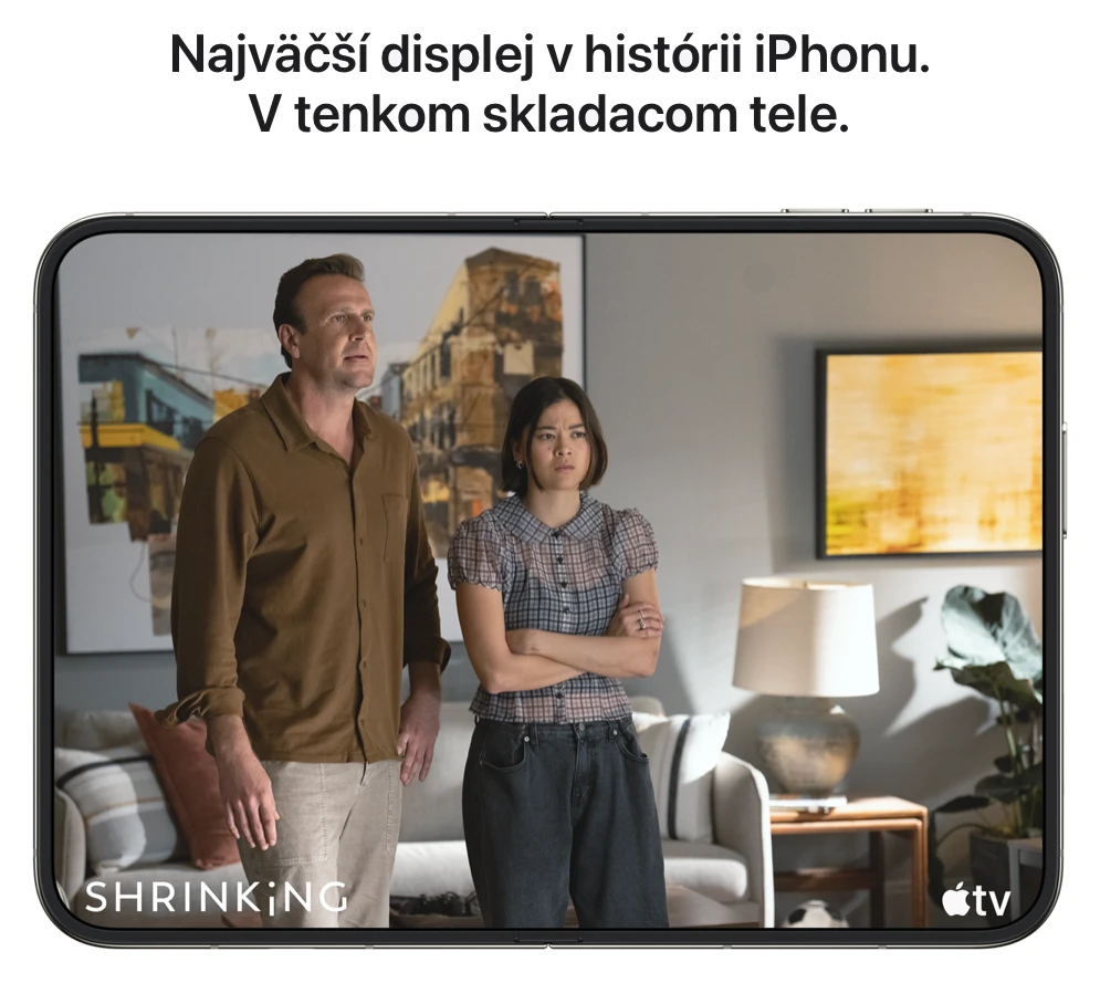 Najväčší displej v histórii iPhonu v tenkom skladacom tele