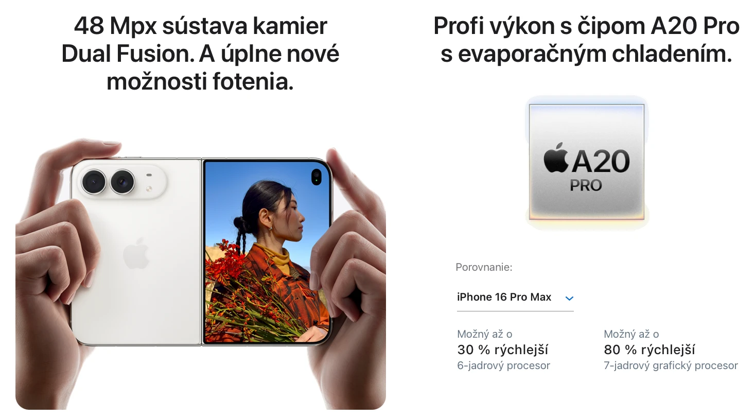 48 Mpx sústava kamier Dual Fusion a čip A20 Pro
